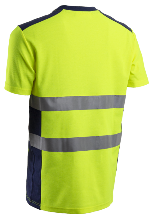 T-shirt de travail manches courtes haute visibilité – Jaune Fluo – COVERGUARD NEKKI