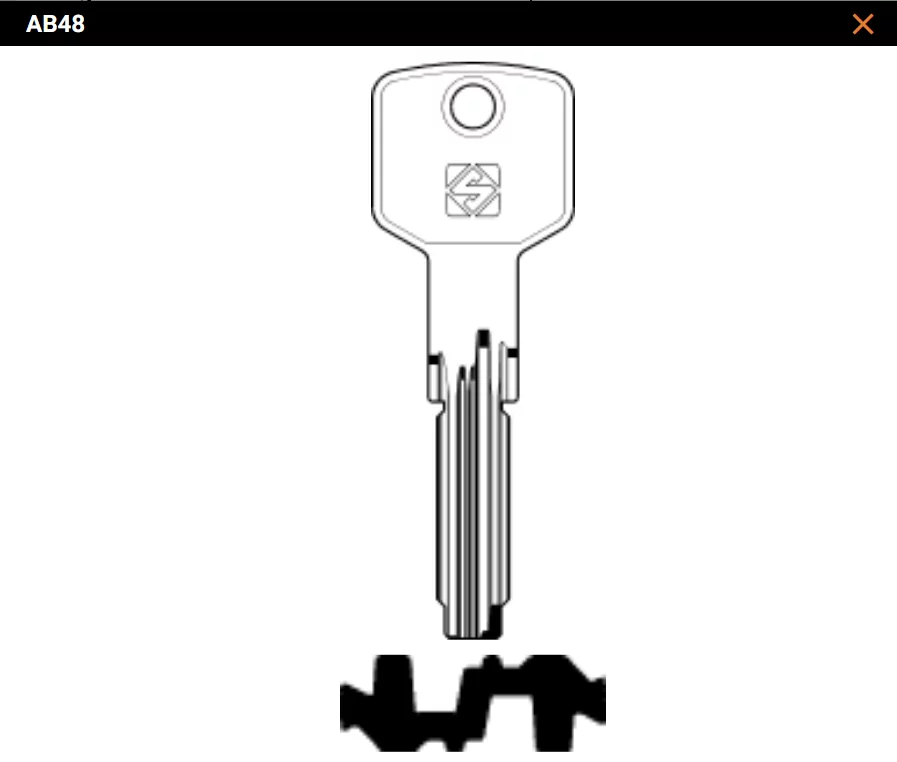 Clé ABUS AB48