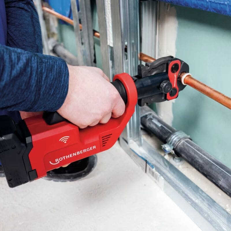 Kit sertisseuse et mâchoires 18V (1×2,0 Ah) ROMAX COMPACT III – ROTHENBERGER 1000004279